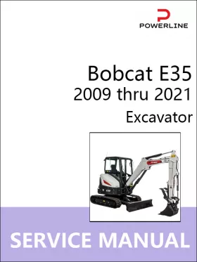 Руководство по ремонту экскаватора Bobcat E35 с 2009 по 2021 год
