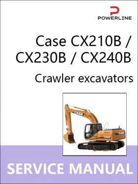 Руководство по ремонту экскаватора Case CX210B | CX230B | CX240B