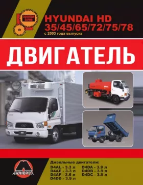 Руководство по ремонту двигателя Hyundai HD 35 | HD 45 | HD 65 | HD 72 | HD 75 | HD 78