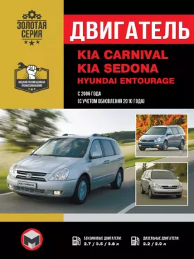 Руководство по ремонту двигателя Kia Carnival | Sedona | Hyundai Entourage