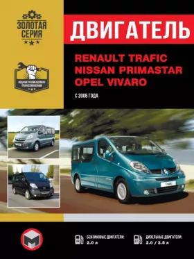Руководство по ремонту двигателя Renault Trafic | Nissan Primastar | Opel Vivaro