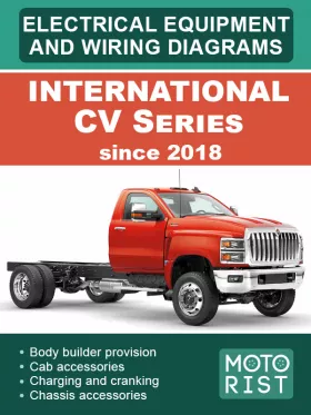 Электрооборудование и электросхемы International CV Series с 2018 года