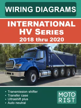 Электрооборудование и электросхемы International HV Series с 2018 по 2020 год
