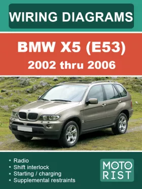 Электросхемы BMW X5 E53 с 2002 по 2006 год