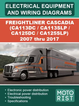 Электрооборудование и электросхемы Freightliner Cascadia CA113DC | CA113SLP | CA125DC | CA125SLP