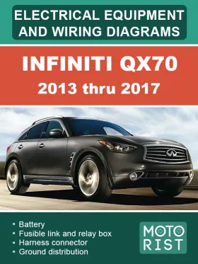 Электрооборудование и электросхемы Infiniti QX70 с 2013 по 2017 год