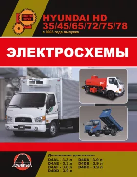 Электросхемы Hyundai HD 35 | HD 45 | HD 65 | HD 72 | HD 75 | HD 78
