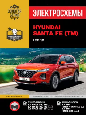 Электросхемы Hyundai Santa Fe с 2018 года