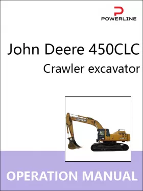 Руководство по эксплуатации и техобслуживанию экскаватора John Deere 450CLC