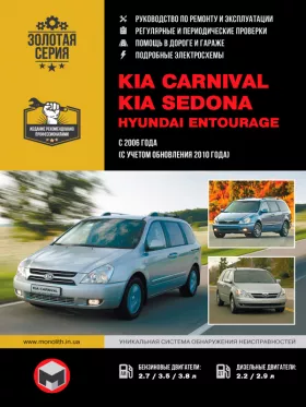 Руководство по ремонту Kia Carnival | Sedona | Hyundai Entourage