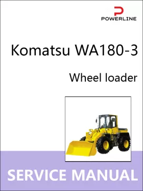 Руководство по ремонту погрузчика Komatsu WA180-3