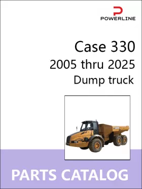 Каталог запчастей самосвала Case 330