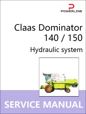 Руководство по ремонту гидравлической системы комбайна Claas Dominator 140 | 150