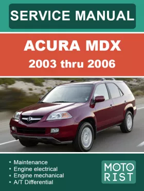 Руководство по ремонту Acura MDX с 2003 по 2006 год