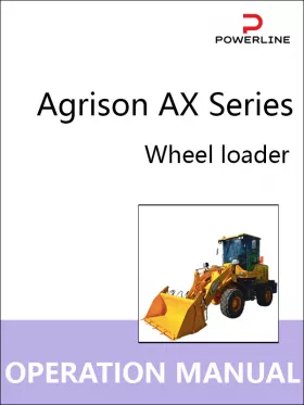 Руководство по эксплуатации и техобслуживанию погрузчика Agrison AX Series