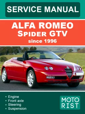 Руководство по ремонту Alfa Romeo Spider GTV