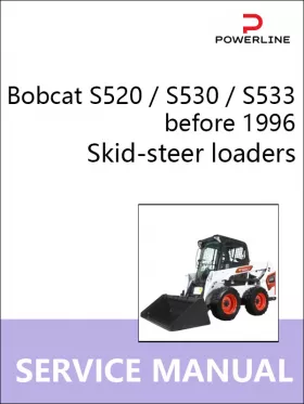 Руководство по ремонту погрузчика Bobcat S520 | S530 | S533