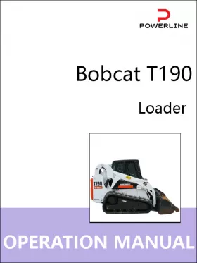Руководство по эксплуатации и техобслуживанию погрузчика Bobcat T190