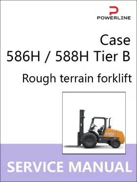 Руководство по ремонту погрузчика Case 586H | 588H Tier B