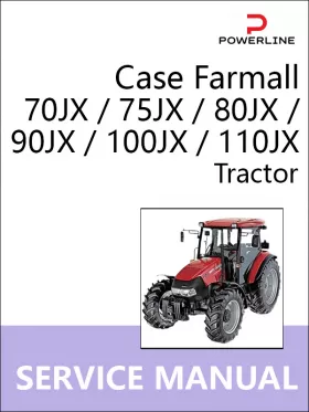 Руководство по ремонту трактора Case Farmall 70JX | 75JX | 80JX | 90JX | 100JX | 110JX