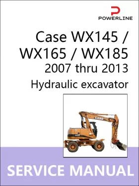 Руководство по ремонту экскаватора Case WX145 | WX165 | WX185