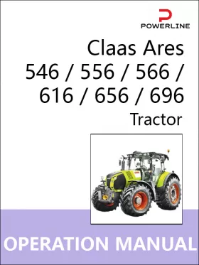 Инструкция по эксплуатации и техническому обслуживанию Claas Ares 546 | 556 | 566 | 616 | 656 | 696