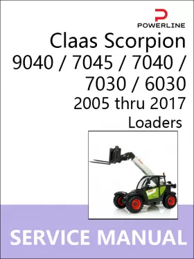 Руководство по ремонту и каталог запчастей погрузчика Claas Scorpion 9040 | 7045 | 7040 | 7030 | 6030