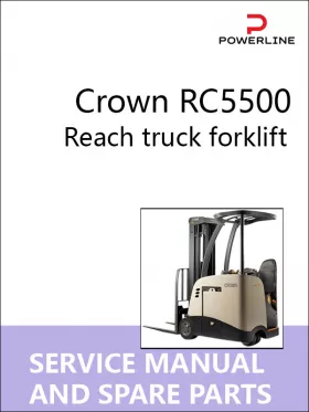 Руководство по ремонту и каталог запчастей погрузчика Crown RC5500