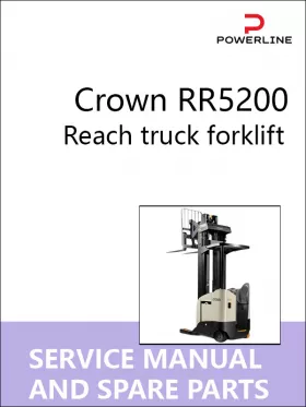 Руководство по ремонту и каталог запчастей погрузчика Crown RR5200