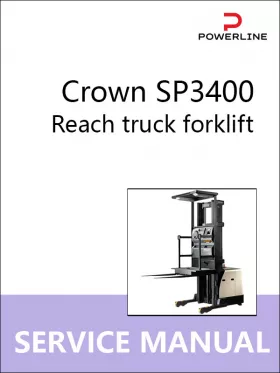 Руководство по ремонту погрузчика Crown SP3400