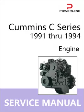 Руководство по ремонту двигателей Cummins C Series