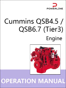 Инструкция по эксплуатации и техническому обслуживанию двигателя Cummins QSB4.5 | QSB6.7 Tier3