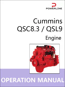 Инструкция по эксплуатации и техническому обслуживанию двигателя Cummins QSC8.3 | QSL9