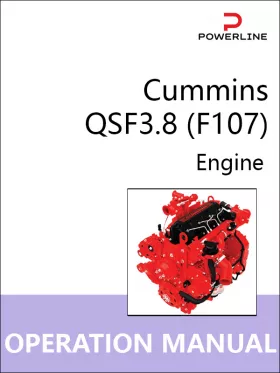 Инструкция по эксплуатации и техническому обслуживанию двигателя Cummins QSF3.8 F107