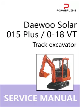 Руководство по ремонту экскаватора Daewoo Solar 015 Plus | 0-18 VT