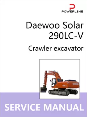Руководство по ремонту экскаватора Daewoo Solar 290LC-V