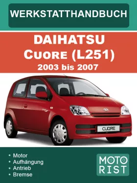 Руководство по ремонту Daihatsu Cuore L251