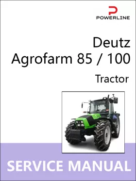 Руководство по ремонту трактора Deutz Agrofarm 85 | 100