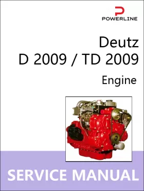 Руководство по ремонту Deutz D 2009 | TD 2009