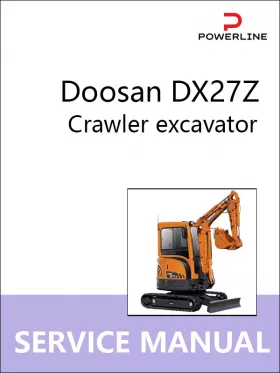 Руководство по ремонту экскаватора Doosan DX27Z