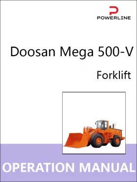 Руководство по эксплуатации и техобслуживанию погрузчика Doosan Mega 500-V