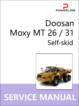 Руководство по ремонту Doosan Moxy MT 26 | 31