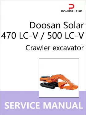 Руководство по ремонту экскаватора Doosan Solar 470 LC-V | 500 LC-V