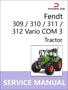 Руководство по ремонту трактора Fendt 300 Vario COM 3
