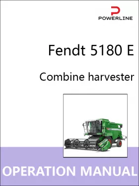 Инструкция по эксплуатации и техническому обслуживанию комбайна Fendt 5180 E
