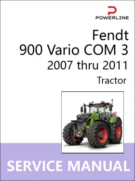 Руководство по ремонту трактора Fendt 900 Vario COM 3