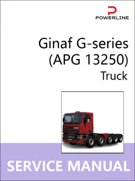 Руководство по ремонту двигателей Ginaf G-series APG 13250