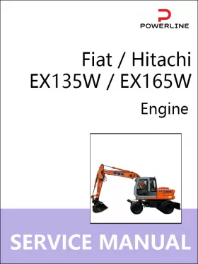 Руководство по ремонту двигателя экскаватора Fiat | Hitachi EX135W | EX165W