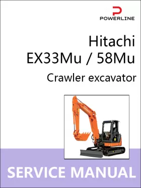 Руководство по ремонту экскаватора Hitachi EX33Mu | 58Mu