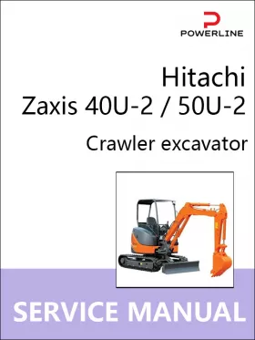 Руководство по ремонту экскаватора Hitachi Zaxis 40U-2 | 50U-2